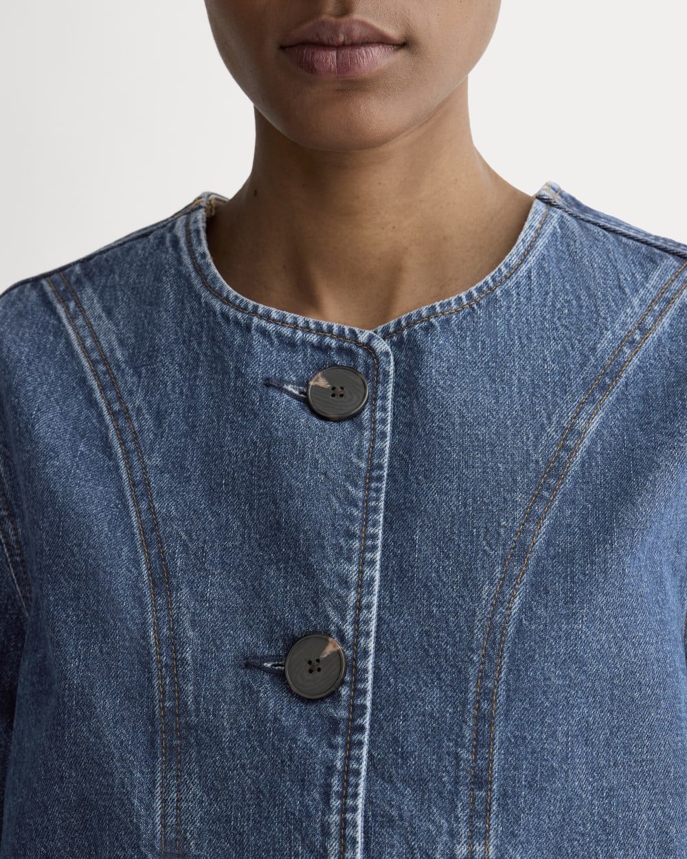 The Denim Barrel Jacket | Deep Atlantic - Image 4