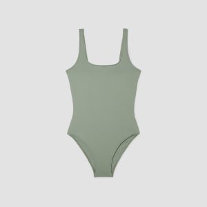 Alternative view of The Square-Neck One-Piece | Herb