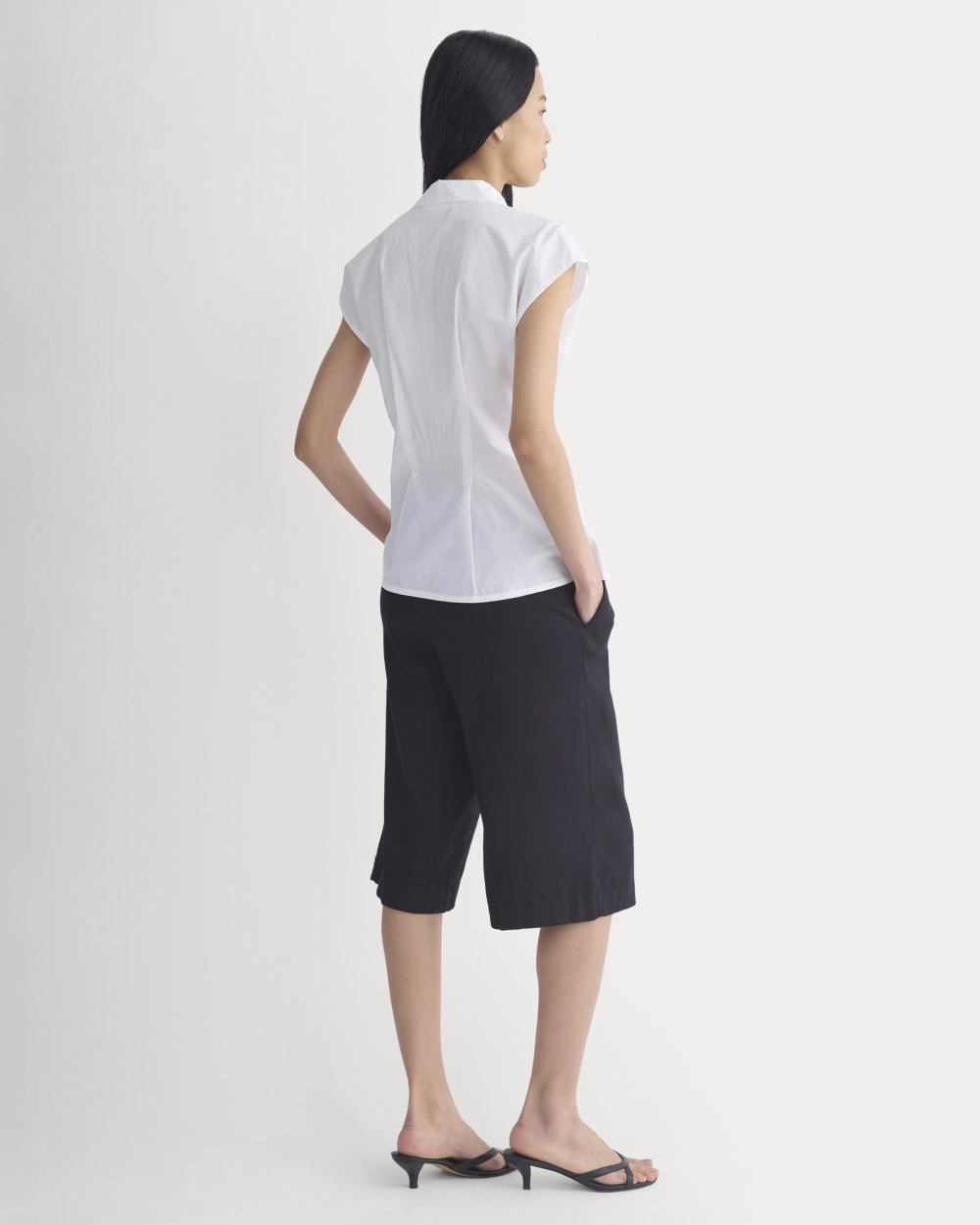 Muscle Shirt in Lightweight Cotton | White - Image 5