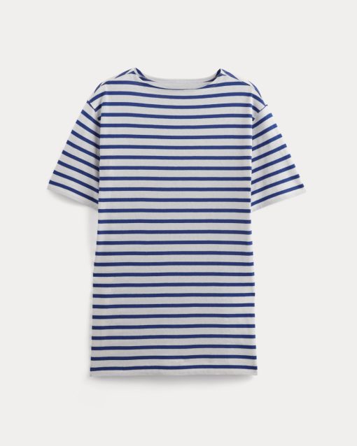 Alternative view of The Mariner Dress | Bone / Mazarine Blue