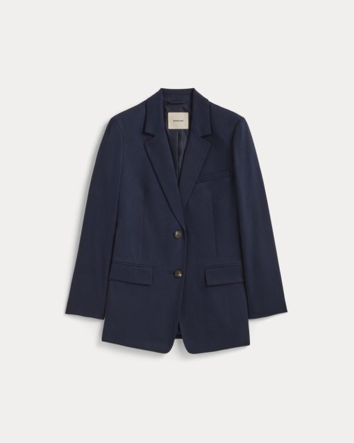 Alternative view of The Oversized Blazer in Buttersmooth | Navy