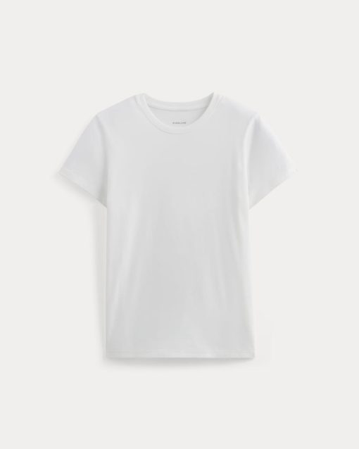 Alternative view of The Slim Crew in Essential Cotton | White