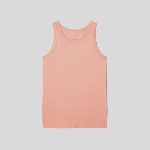 Alternative view of The Tank in Essential Cotton | Light Rose