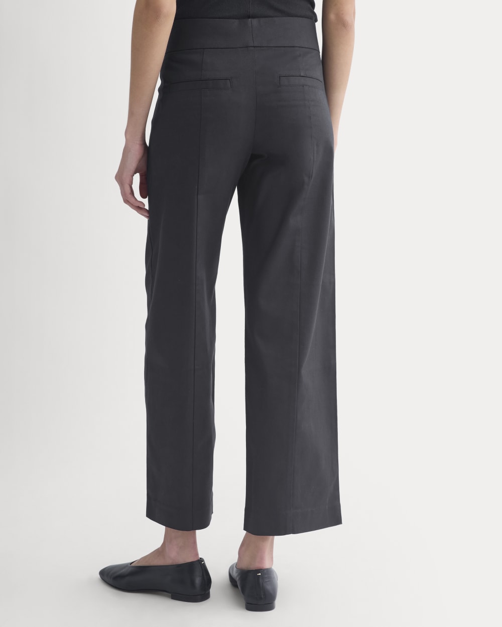 Tailored Drape Seam Pant | Black - Image 5