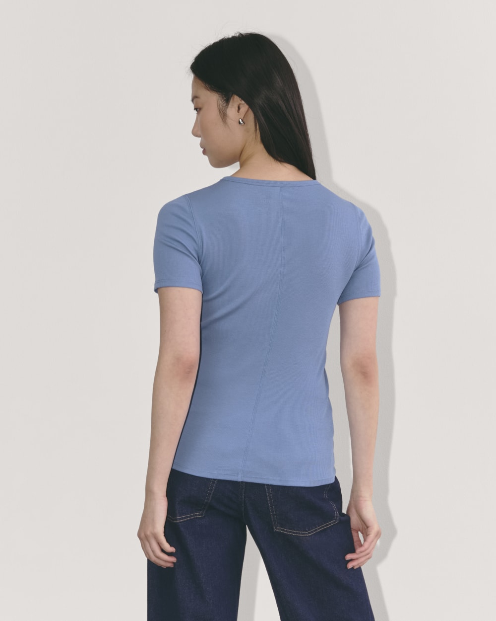 The Luxe Rib Crew | Bluebell - Image 5