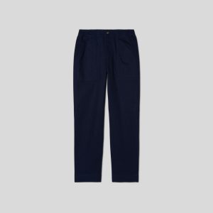 Alternative view of The Organic Cotton Herringbone Pant | Navy