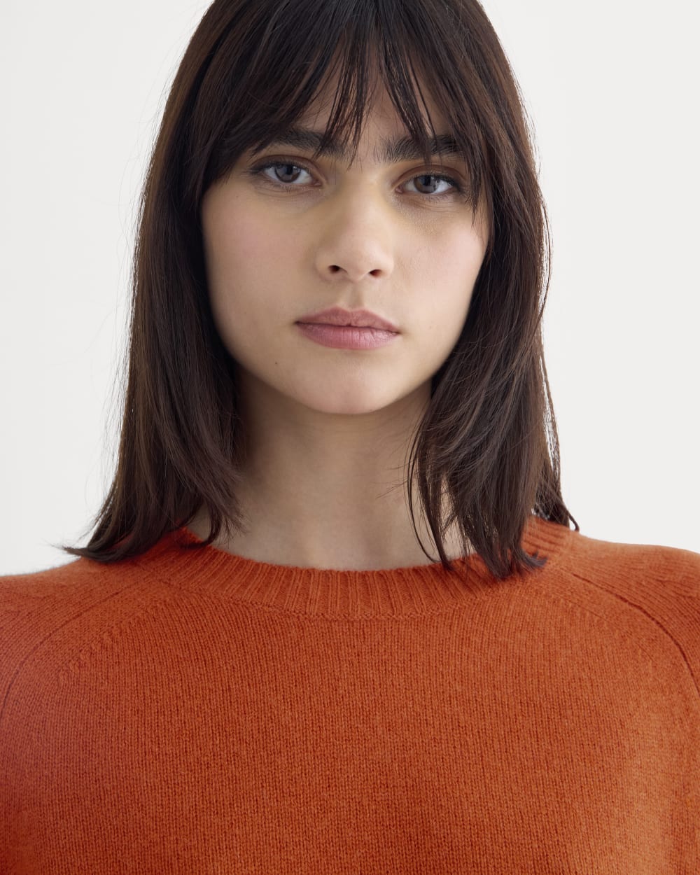 The Boxy Crew in Cashmere | Rust - Image 4