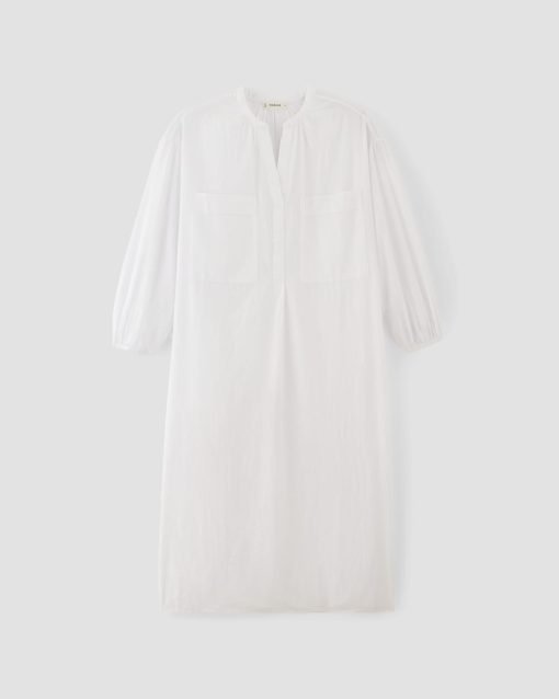 Alternative view of The Gauze Caftan Dress | White