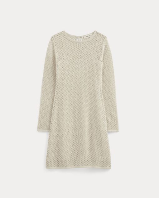 Alternative view of The Lace Knit Mini Dress | Birch