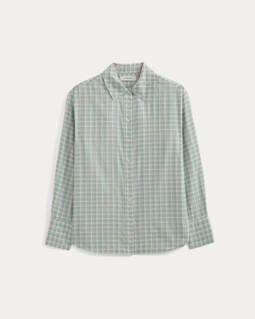 Alternative view of Everyday Shirt in Silky Cotton | Gray Mist