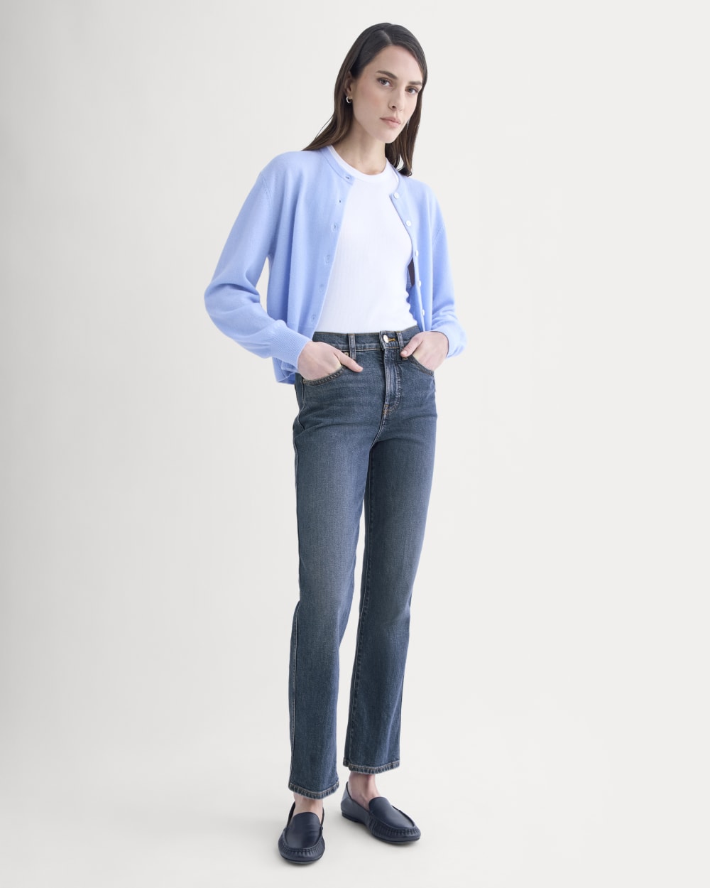 High-Rise Cigarette Jean | Light Vintage Indigo - Image 3