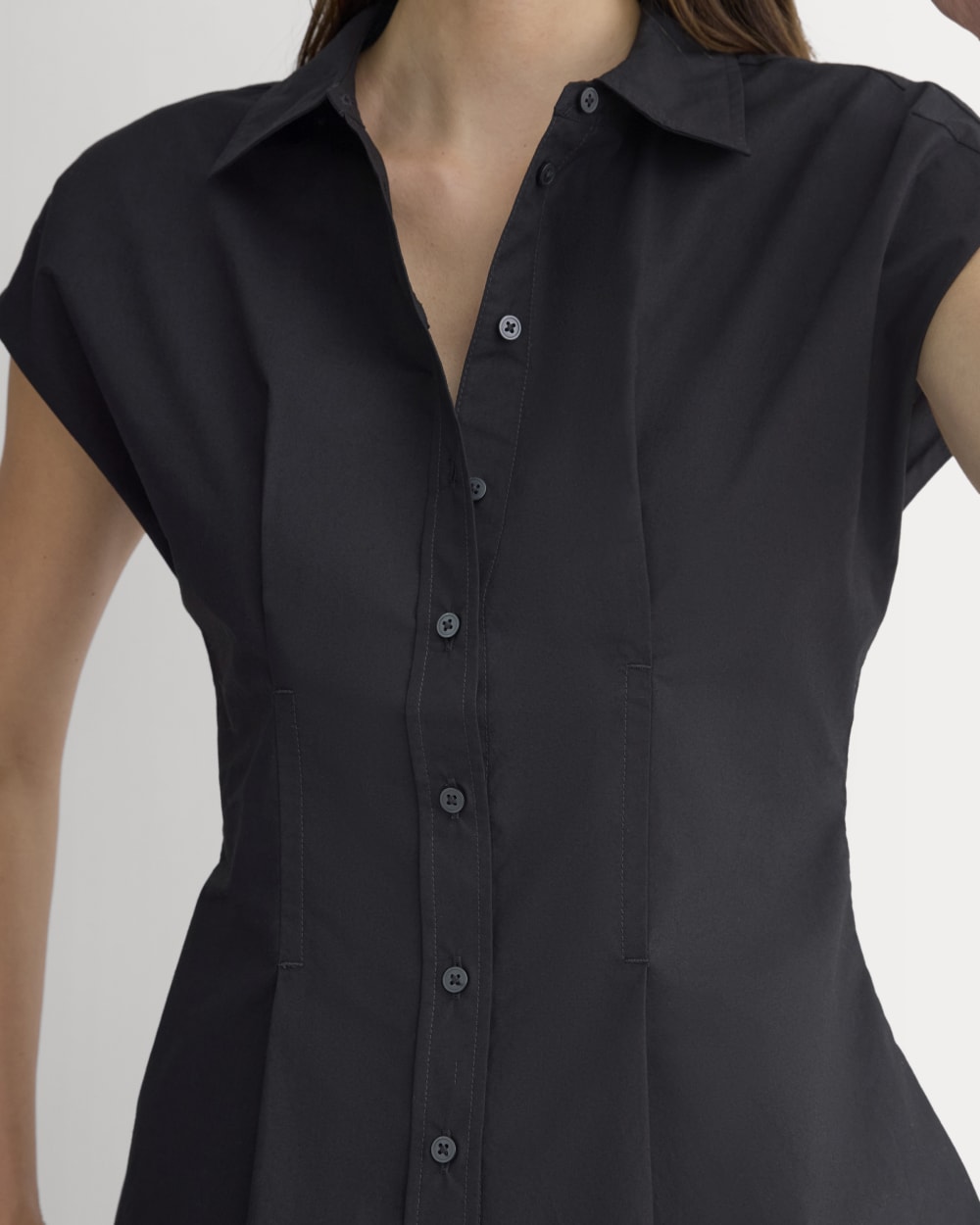 Muscle Shirt in Lightweight Cotton | Black - Image 4