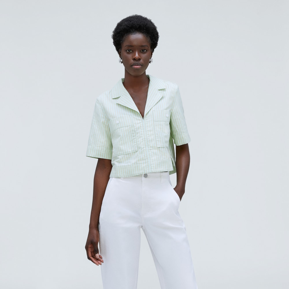 The Oxford Popover | Apricot Tan / Spray - Image 2