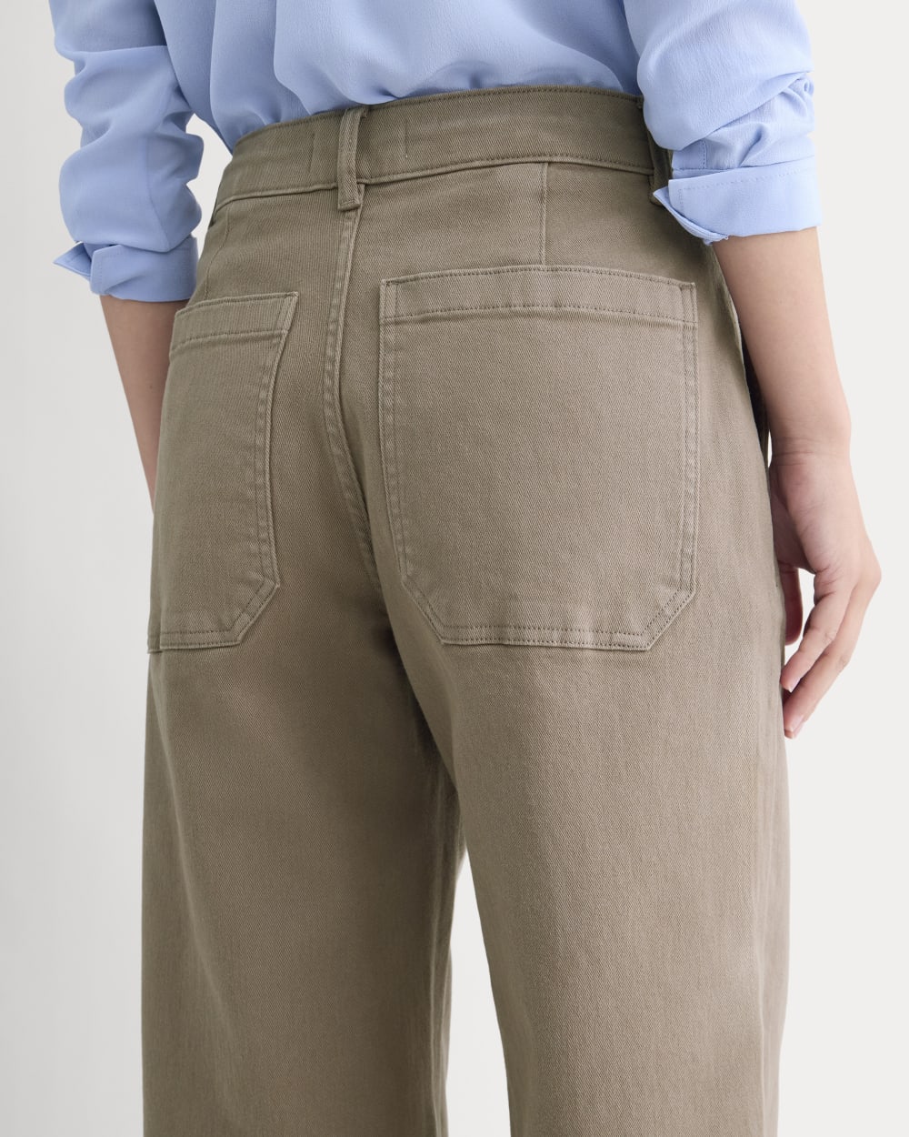 The Utility Wide-Leg Pant | Taupe - Image 4