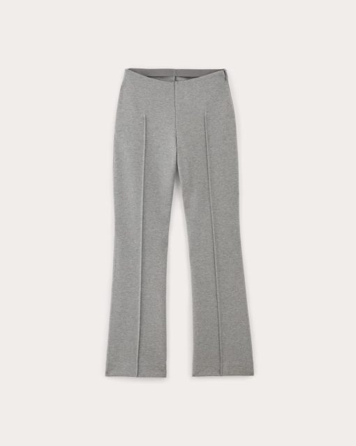 Alternative view of The Dream Kick Flare Pant | Mid Heather Grey