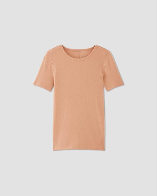Alternative view of The Luxe Rib Crew | Blush Pink