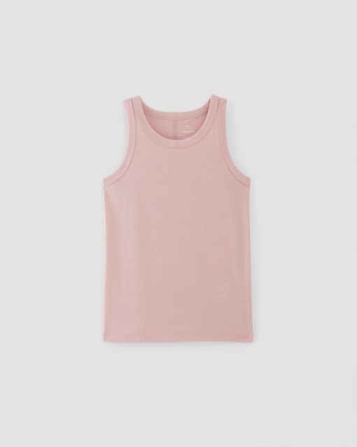 Alternative view of The Tank in Essential Cotton | Rose Pink
