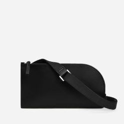 The Cactus Leather Sling Bag | Black