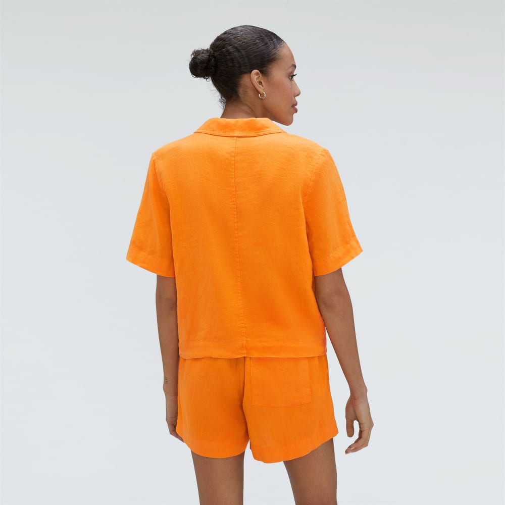 The Linen Workwear Shirt | Turmeric - Image 3