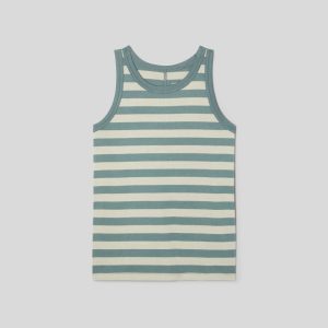 Alternative view of The Tank in Essential Cotton | Green Balsam / Seagrass