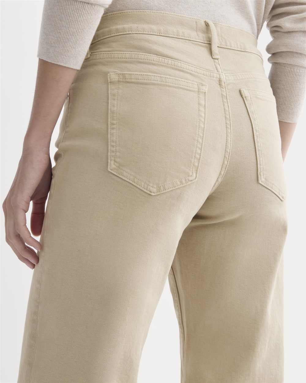 The Column Jean | Garment-Dyed Tan | 33 Inseam - Image 4