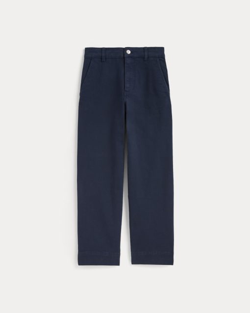Alternative view of The Utility Straight-Leg Pant | Navy | 26.5 Inseam