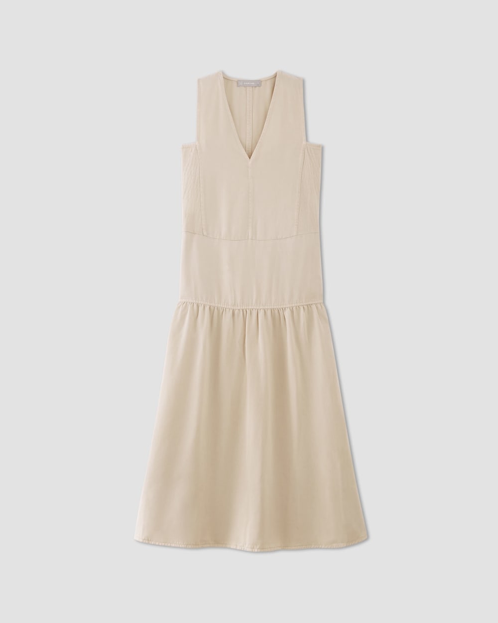 The TENCEL™ V-Neck Dress | Whisper Pink - Image 2