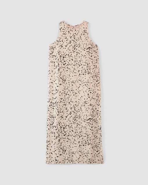 Alternative view of The Satin Racerback Slip Dress | Whisper Pink Moonsplatter