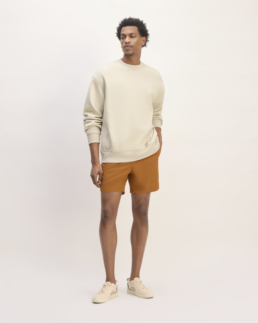 The ReNew Nylon Short | Toasted Almond - Image 3