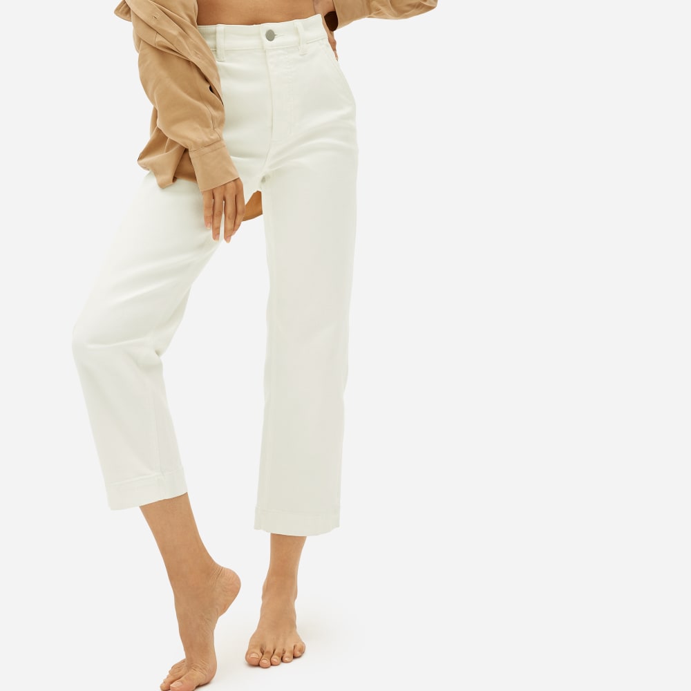 The Straight-Leg Crop | Bone | Short - Image 3