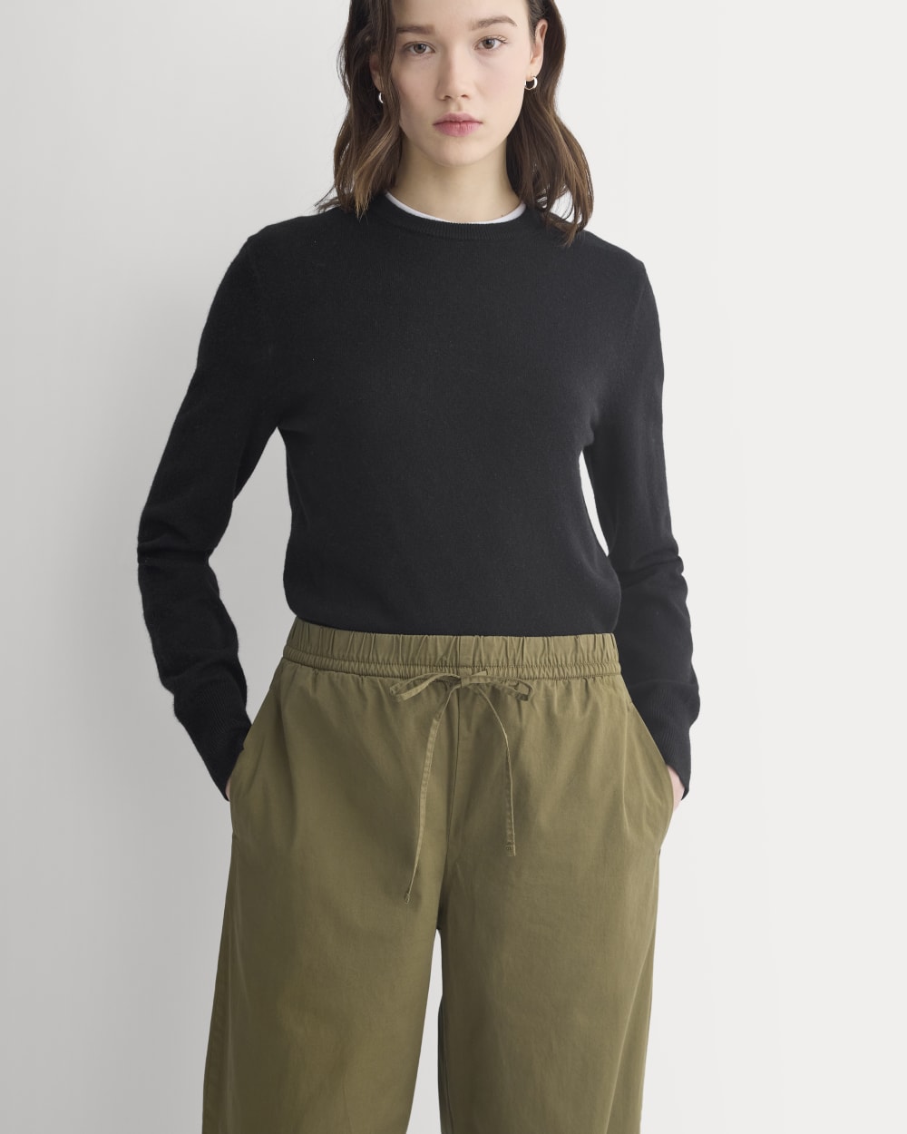 Pull-On Balloon Pant | Olive - Image 4