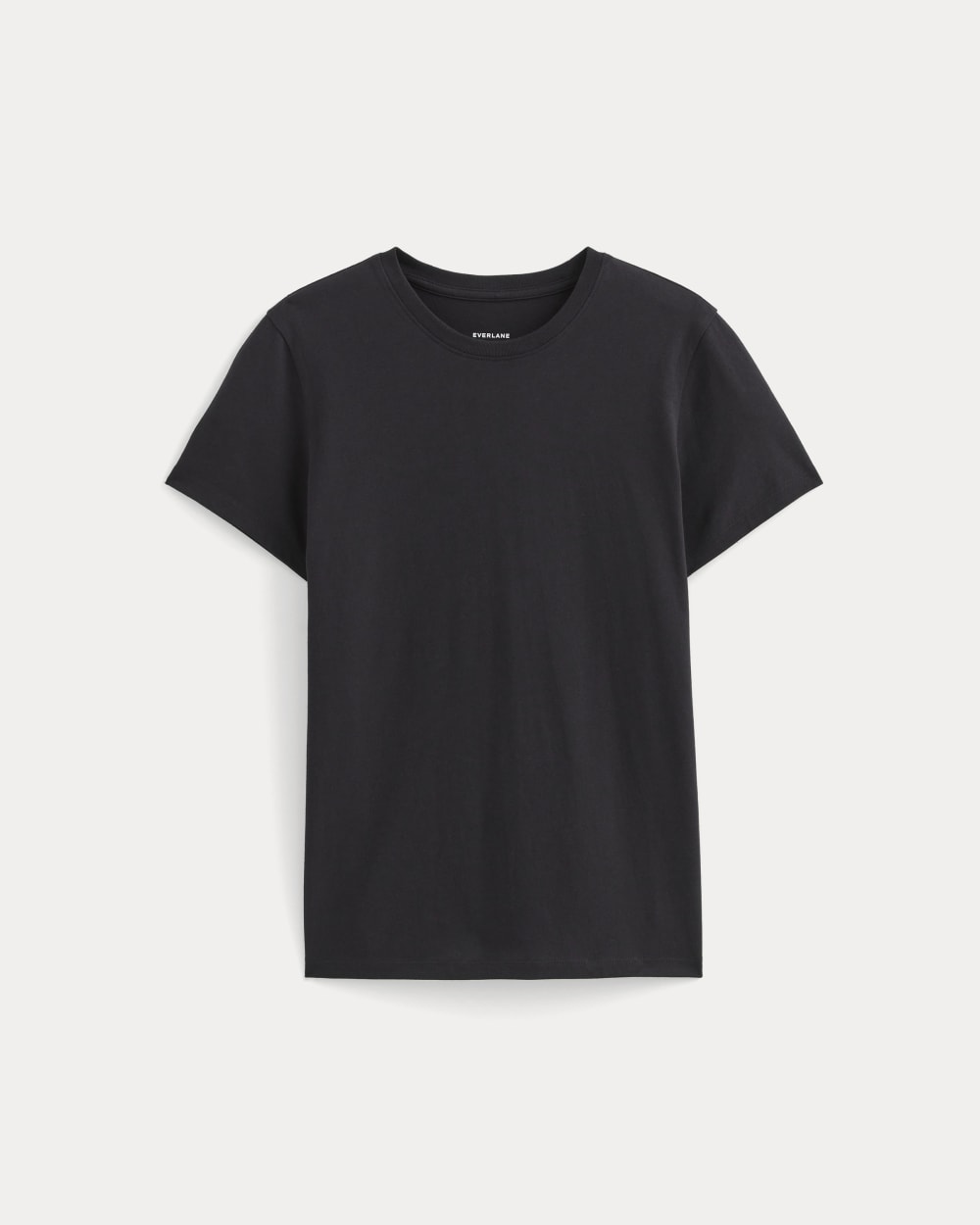 The Slim Crew in Essential Cotton | Black - Image 2