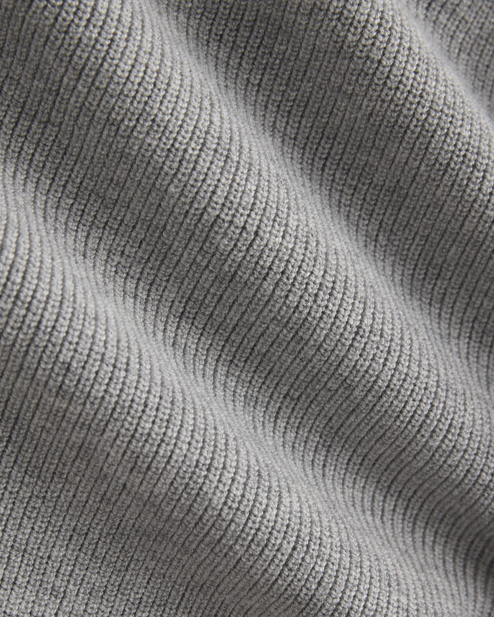 Knit Quarter-Zip Polo | Light Heathered Grey - Image 6