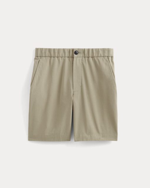 Alternative view of The Pull-On Performance Chino Short | Trench Coat Khaki