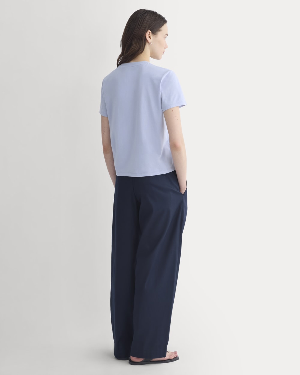 The Box-Cut Tee in Essential Cotton | Aleutian | No Pocket - Image 4