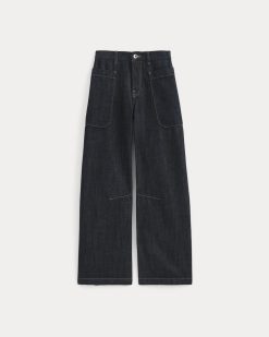 Alternative view of The Gardener Pull-On Jean | Dark Indigo