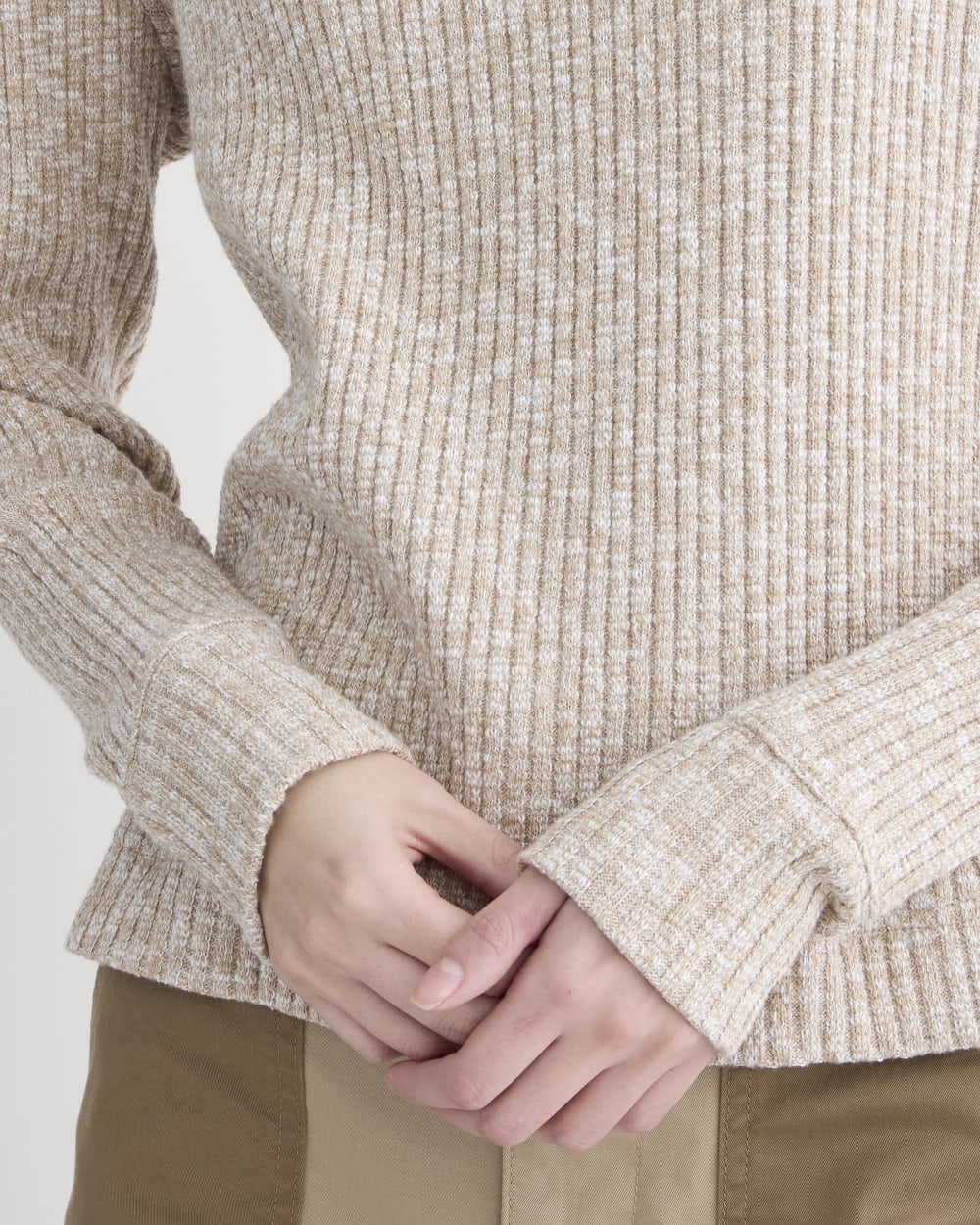 The Cozy Rib Funnel-Neck | Cornstalk / Bone Twist - Image 4
