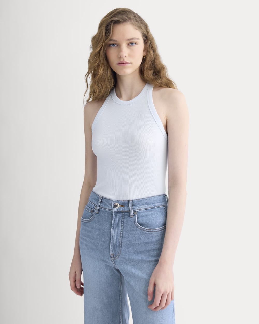 Luxe Rib Racerback Tank | Skywriting
