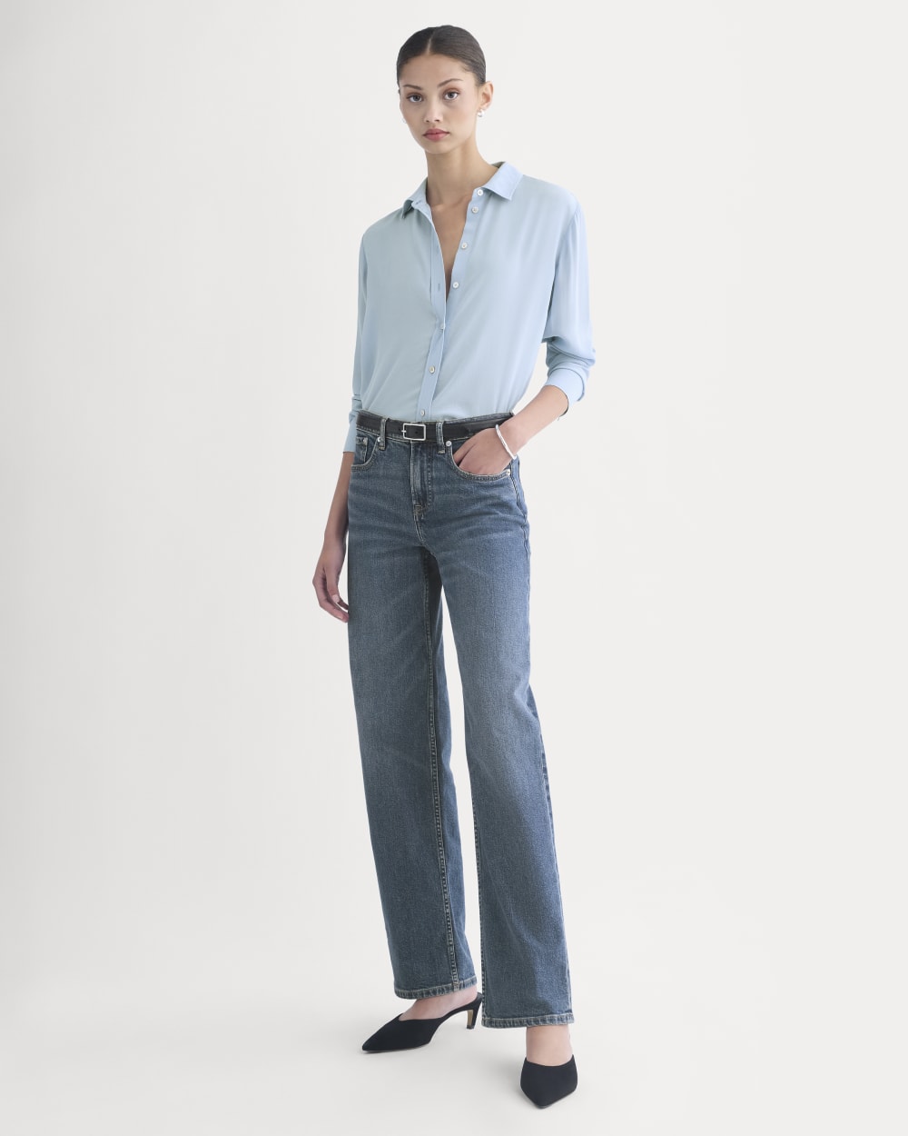 The Column Jean | Ocean | 31 Inseam