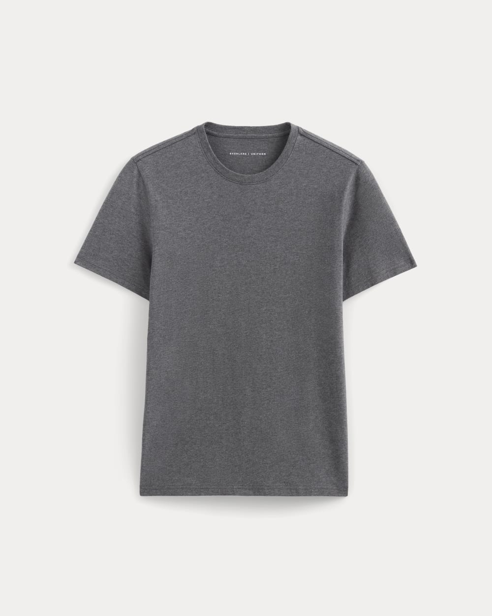 The Essential Organic Crew | Heathered Charcoal - Image 2