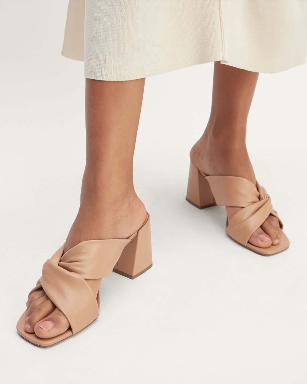The Day Twist Heel | Blush Tan - Image 3