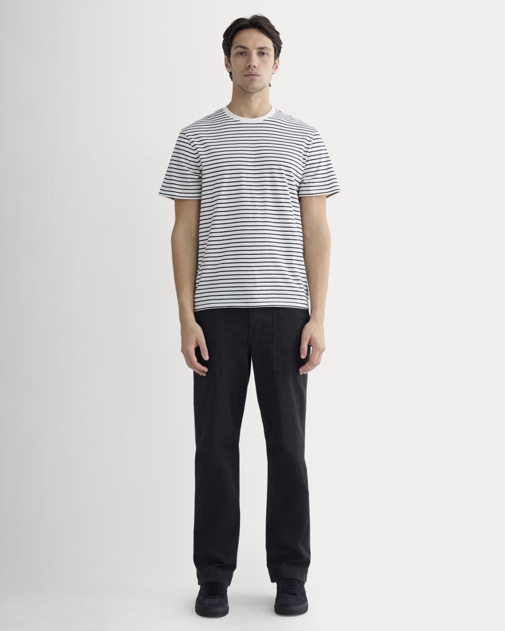 The Essential Organic Crew | Bone / Black - Image 3