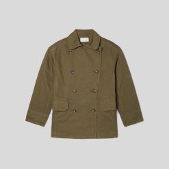Alternative view of The Organic Cotton Herringbone Jacket | Beech