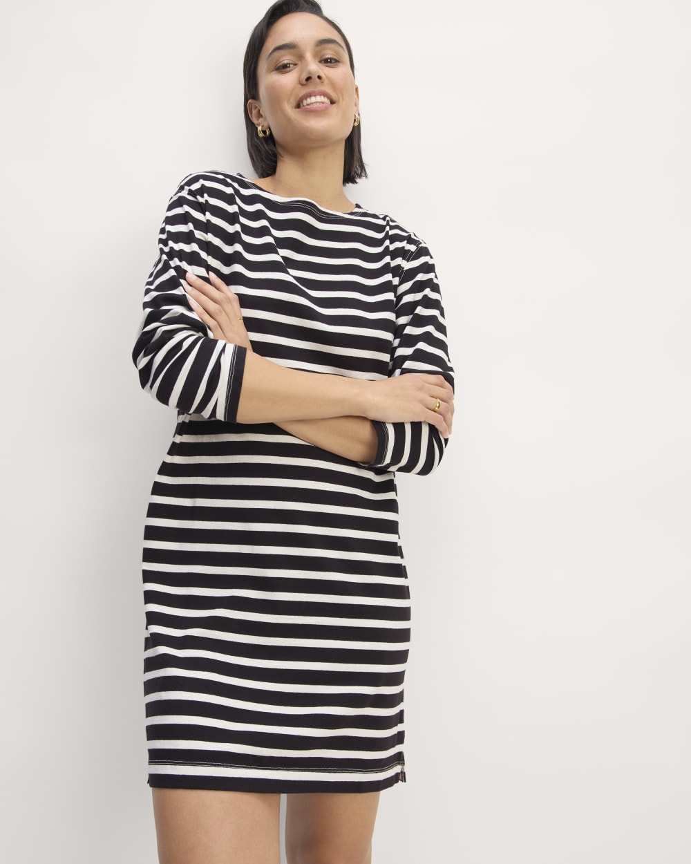 The Mariner Dress | Black / Bone - Image 4