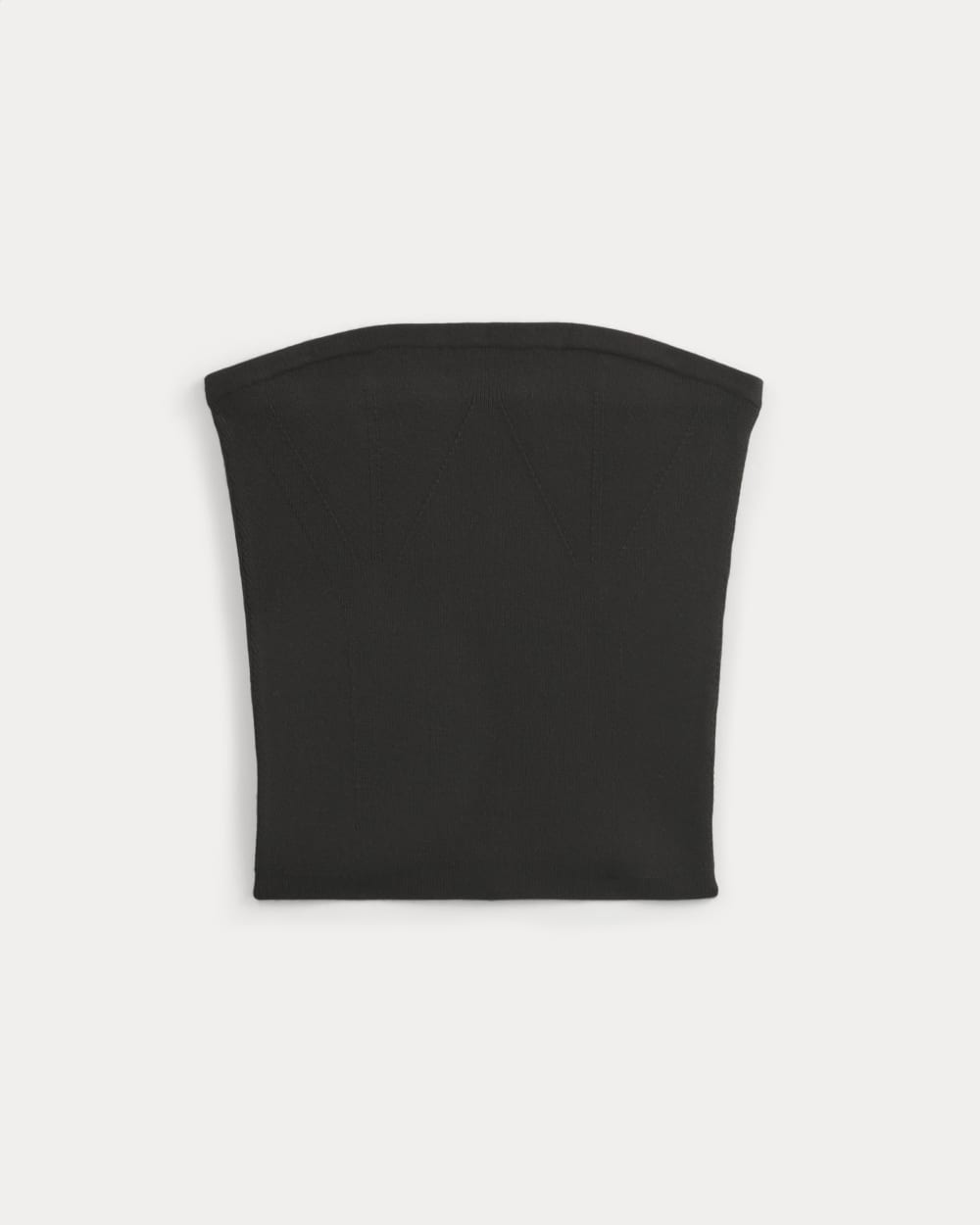 Knit Tube Top | Black - Image 2
