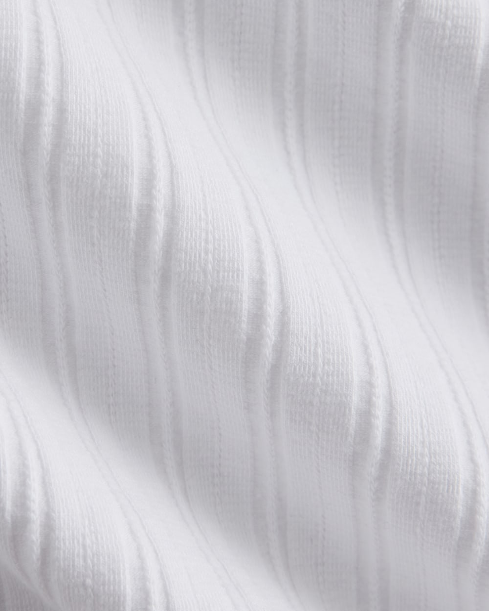 V-Neck Tank in Pointelle | White - Image 6