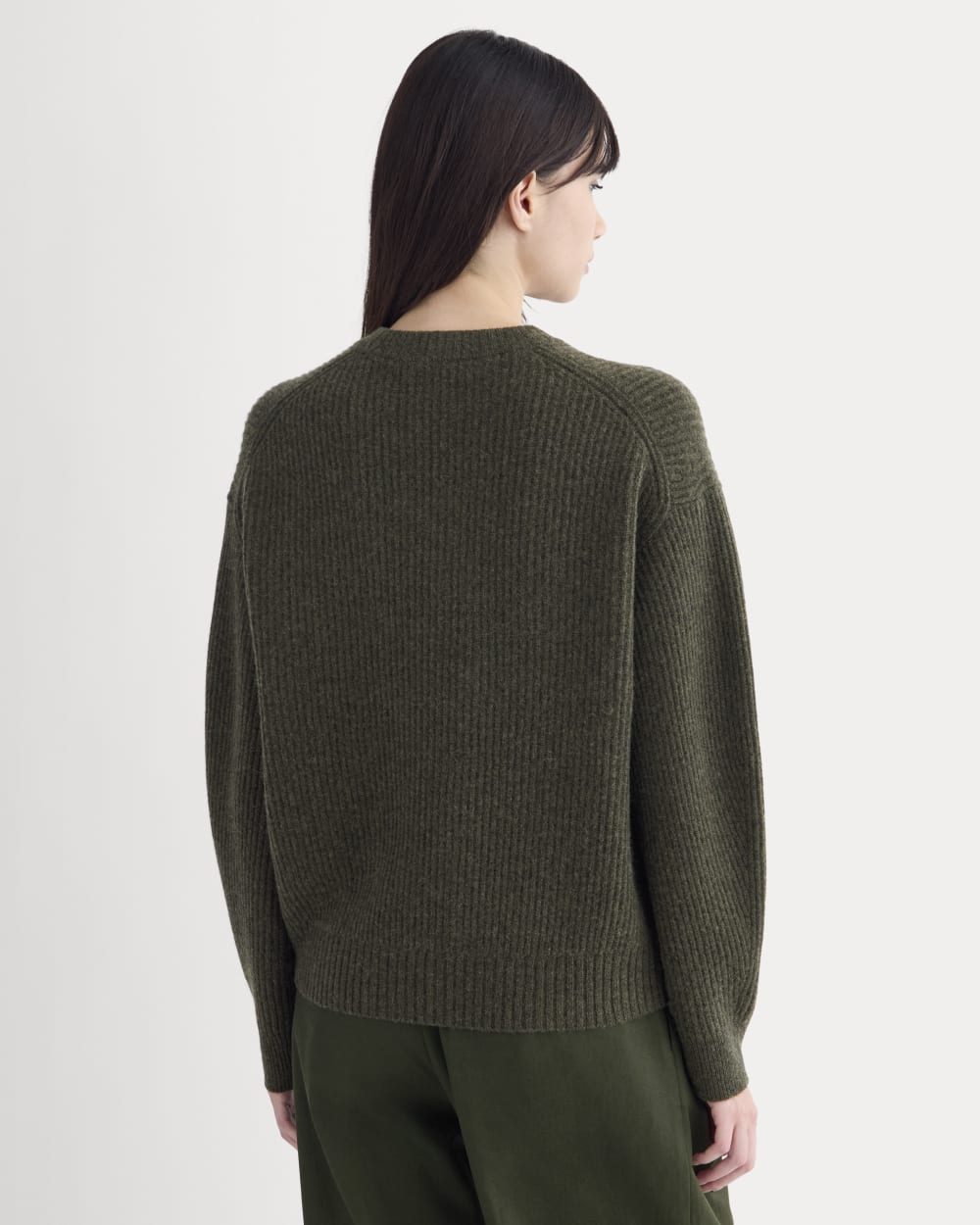 The Cocoon Crew in Wool Cashmere | Heather Beech - Image 5