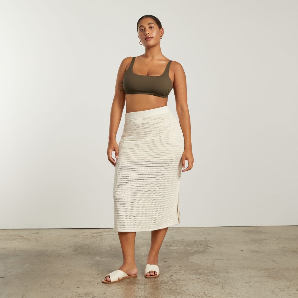 The Square-Neck Bikini Top | Beech - Image 9
