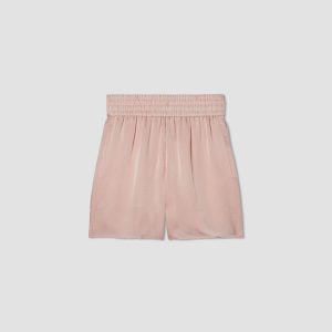 Alternative view of The Satin Pull-On Short | Petal Pink