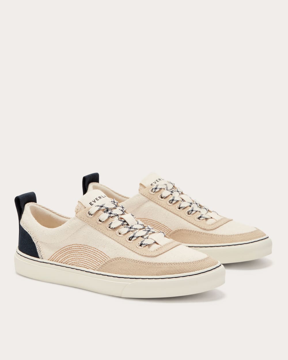 The Tread-Bare Sneaker | Natural Canvas / Dark Sapphire / Argan Oil - Image 3